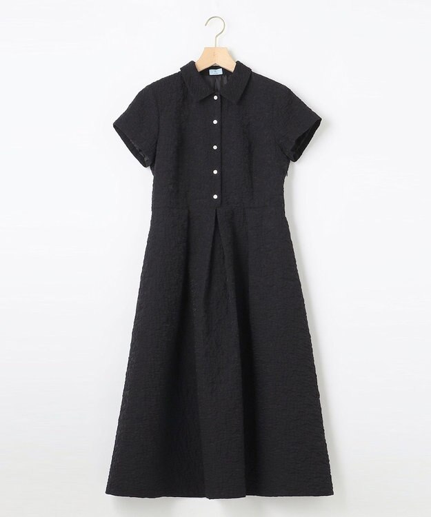 組曲 S 【WEB限定】ジャガードドレス ブラック系