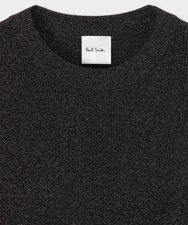 Paul Smith クラシック リブ ラメ ニット ブラック