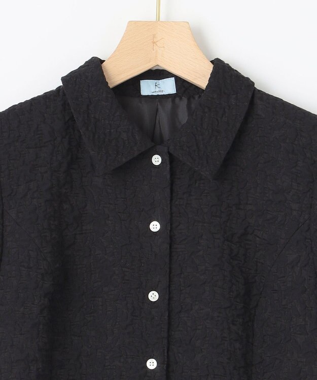 組曲 S 【WEB限定】ジャガードドレス ブラック系