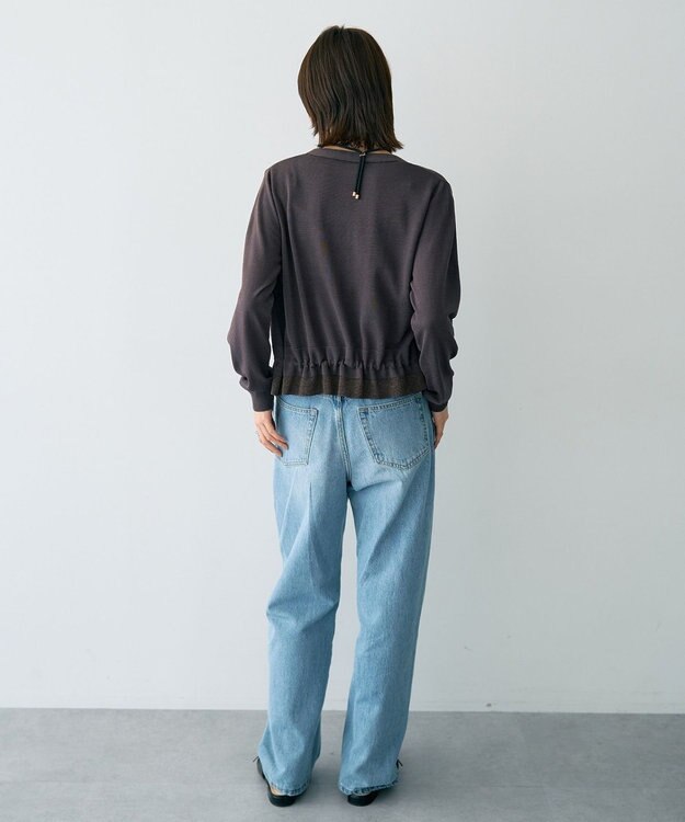 YECCA VECCA ドロストデザインカーディガン Brown