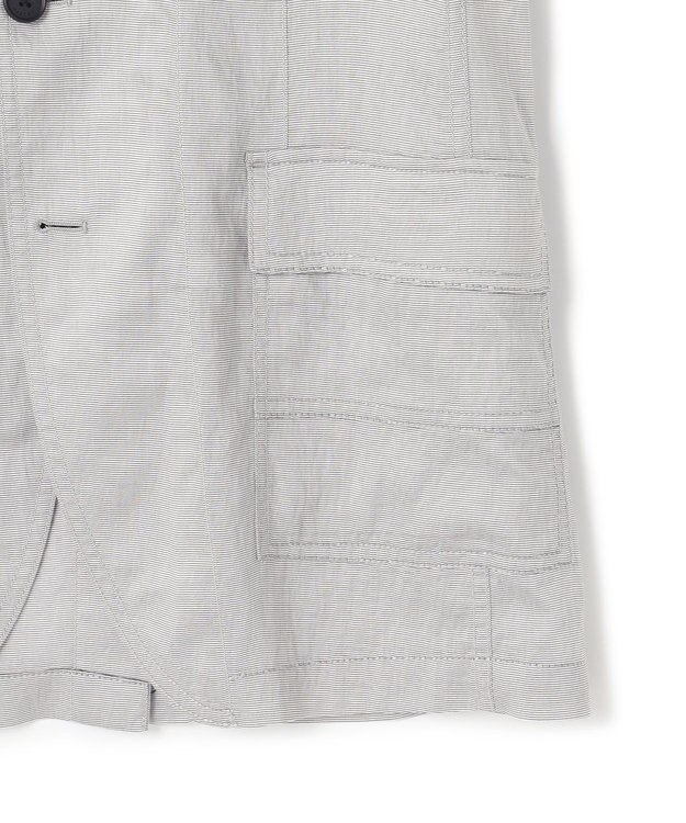 JOSEPH HOMME ストレッチマイヤー　ジャケット ライトグレー系