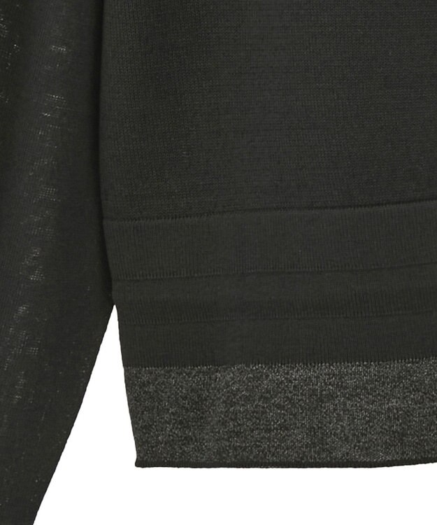 YECCA VECCA ドロストデザインカーディガン Black