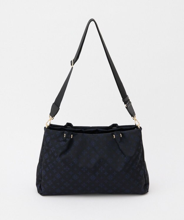 russet ナイロン三層2WAYトートバッグ(CE-1586) Black/Navy