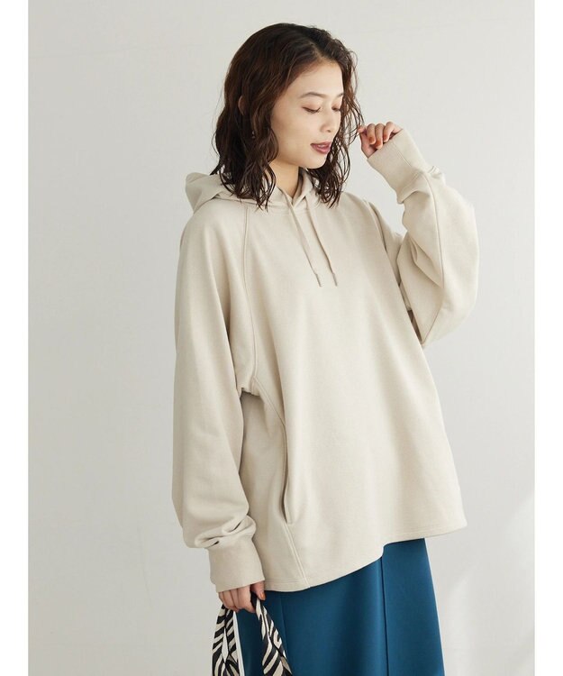 Green Parks 裏毛パーカー Beige