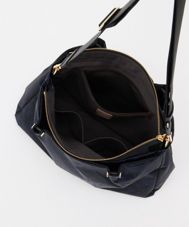 russet ナイロン三層2WAYトートバッグ(CE-1586) Black/Navy