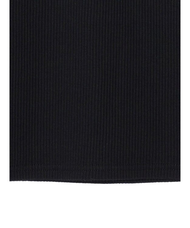 earth music&ecology レースドッキングタンクトップ Black