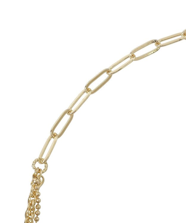 AMERICAN HOLIC 2WAYチェーンMIXネックレス Gold