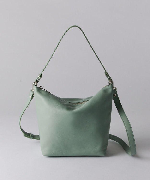 russet ソフトレザーシンプルショルダーバッグ(CE-1328-WEB) Green2