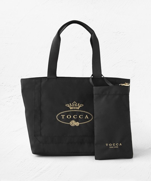 TOCCA 【A4サイズ対応・サスティナブル素材】RAINY WAY 2SET BAG レイントートバッグ ブラック系