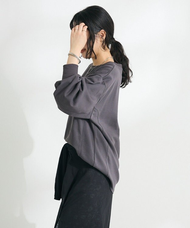 CRAFT STANDARD BOUTIQUE TC裏毛プルオーバー Black