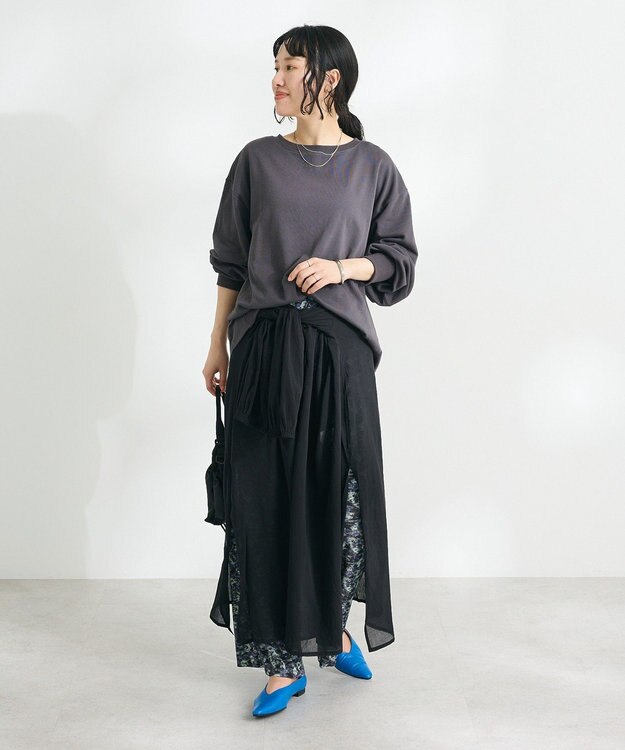 CRAFT STANDARD BOUTIQUE TC裏毛プルオーバー Black