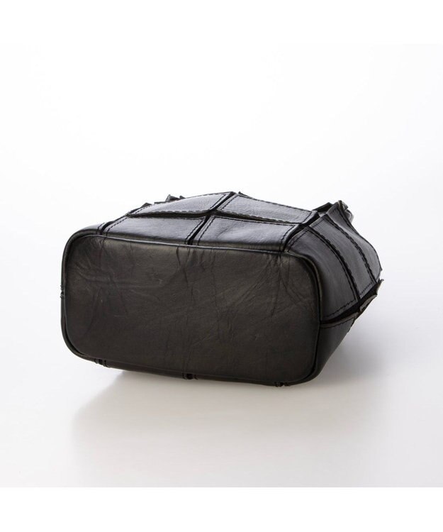 UNBILLION ピークスピーク PEAKS PEAK / 牛革パッチワーク2wayトートS ブラック