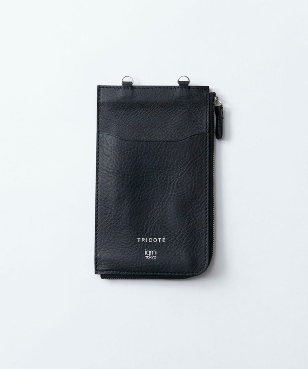 TRICOTE LEATHER LONG WALLET／レザーロング財布 99BLACK