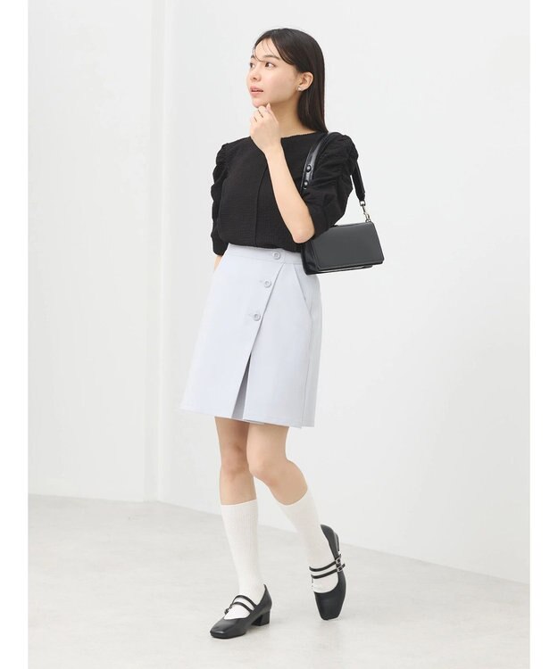 earth music&ecology ミニスカート Gray