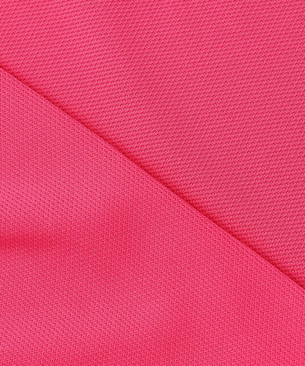 23区GOLF 【WOMEN】ポリエステルカノコ 半袖ポロシャツ ピンク系