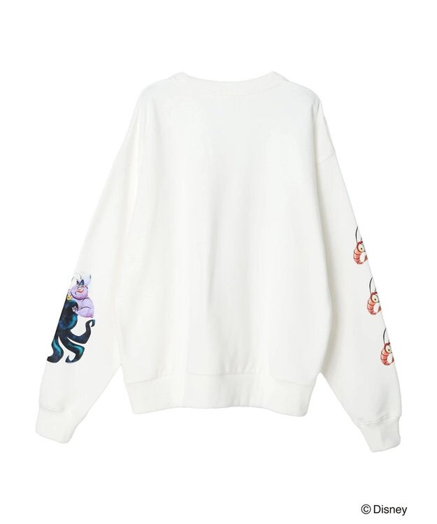 Green Parks Villains／袖アート裏毛プルオーバー Off White