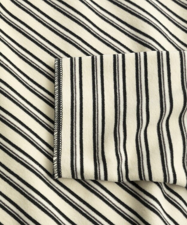 Green Parks なめらかタッチマルチボーダープルオーバー Ivory