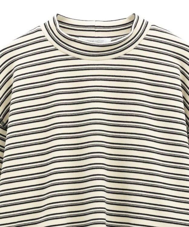 Green Parks なめらかタッチマルチボーダープルオーバー Ivory