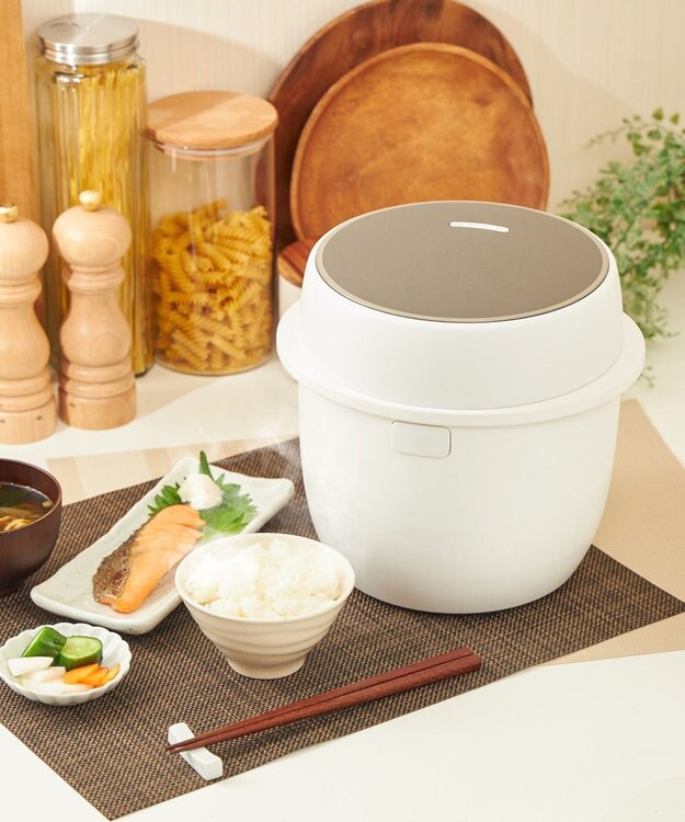 YAMATO テーブル＆キッチン 【AL COLLE】糖質カット炊飯器  ARC-L3101/W ホワイト