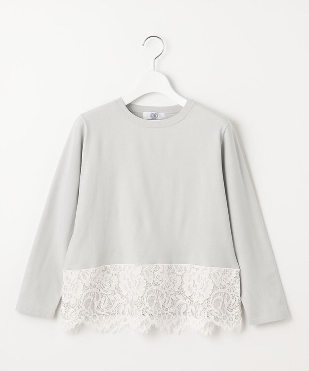 J.PRESS LADIES 【WEB限定カラーあり・洗える】RACY DECOR ニット ライトグレー系