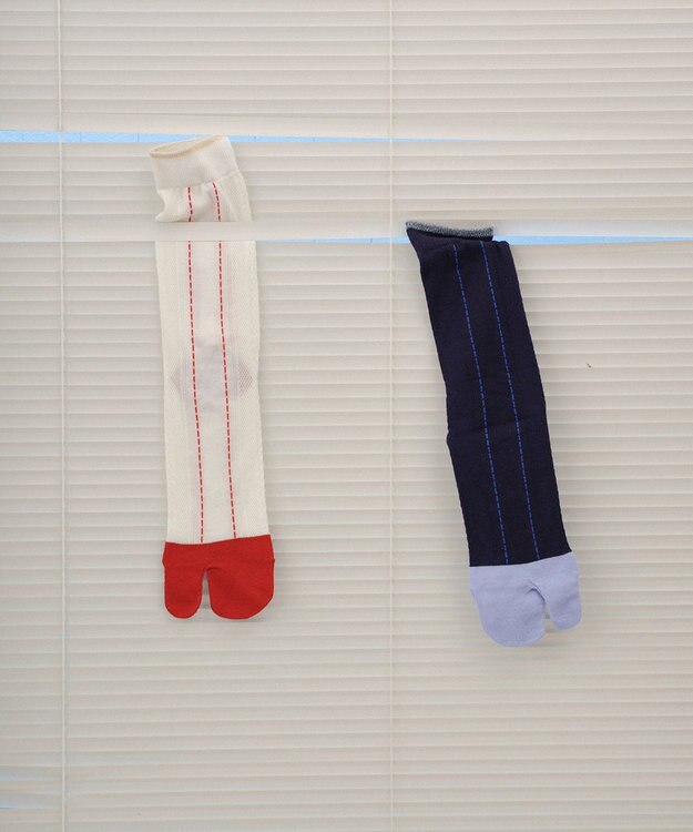 TRICOTE レース柄タビソックス 75RED