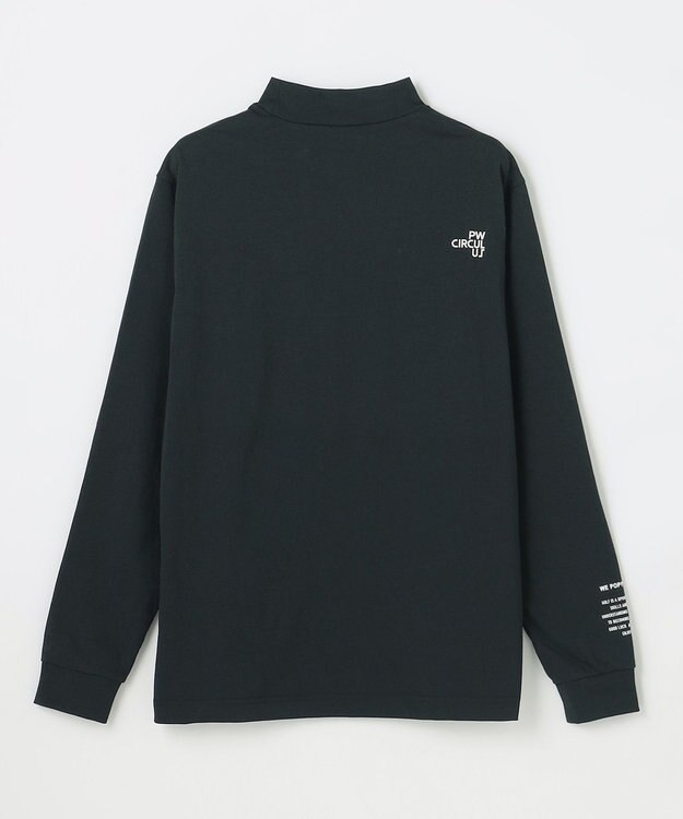 PW CIRCULUS 【MEN】ベーシックロングスリーブモックネック ゴルフ ブラック系