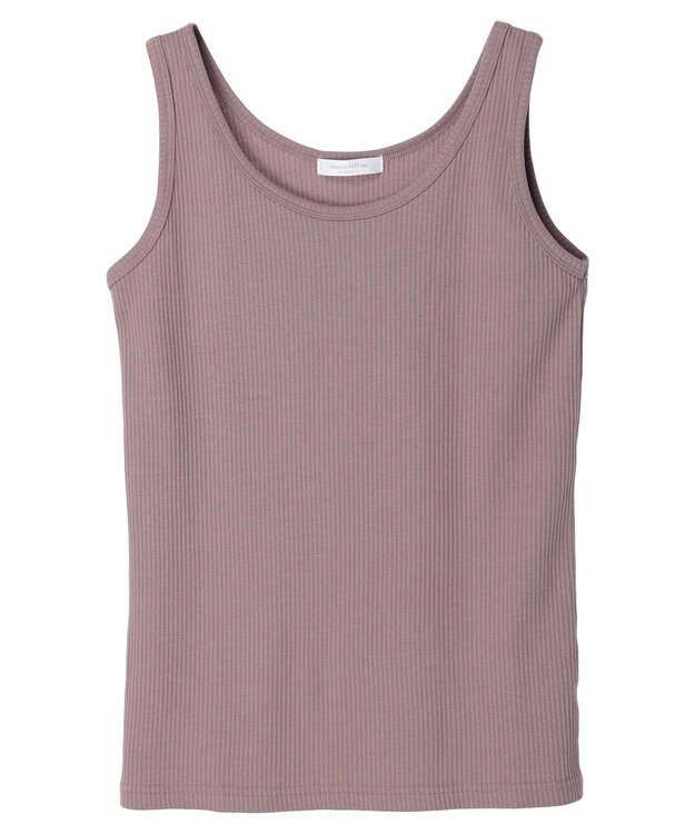 Green Parks カラーテレコタンク Brown