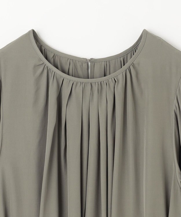 ANY ギャザーワンピース カーキ