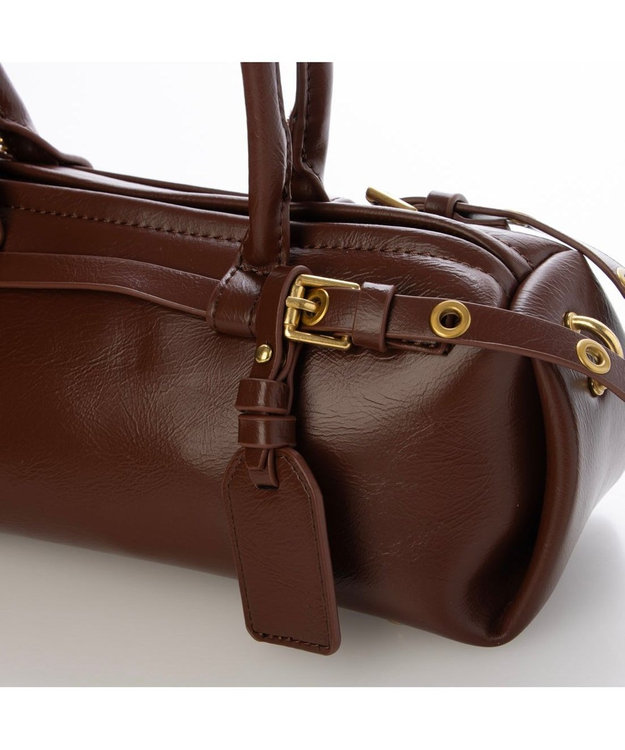 UNBILLION カカトゥ kakatoo / ダブルベルトショルダーバッグ ブラウン