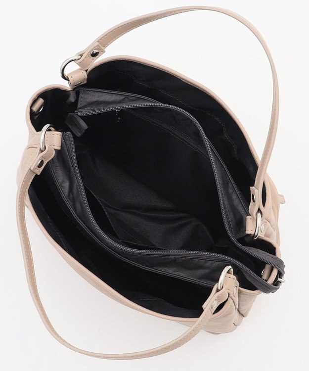 Y'SACCS イタリアンシープ2WAYトートバッグ グレージュ