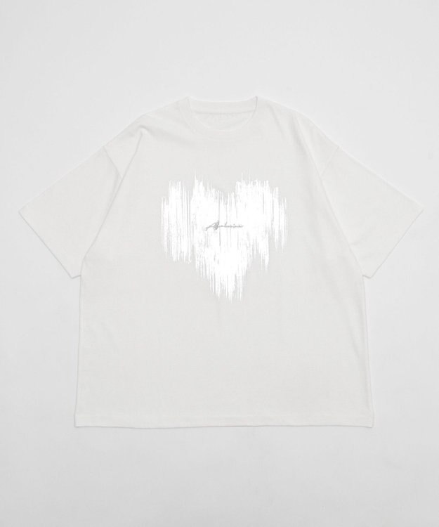 WEGO シルバープリントT（SS） ホワイト