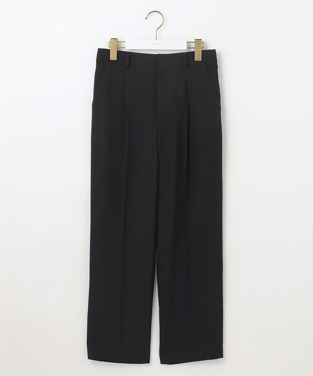 ANY SIS 【UVカット・接触冷感】ドライタッチクール テーパードパンツ ブラック