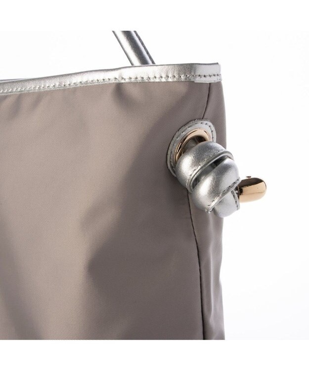 UNBILLION ペルケ perche / 1本手結びナイロントートバッグ ライトグレー