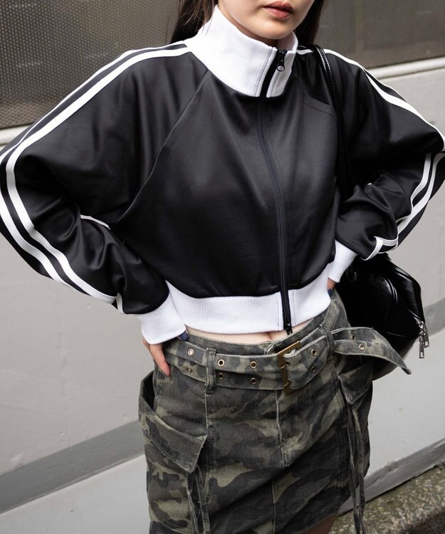 WEGO ショートトラックジャケット ブラック