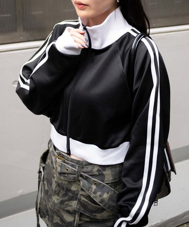 WEGO ショートトラックジャケット ブラック