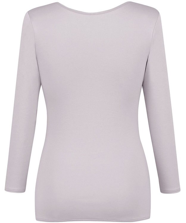 Wing あったかインナー 綿100％ やわらかな肌ざわり 毛玉になりにくい 型くずれしにくい 【綿の贅沢リッチ】 保温性 8分袖 長袖 秋 冬 EL4881 ウイング／ワコール ストロベリー