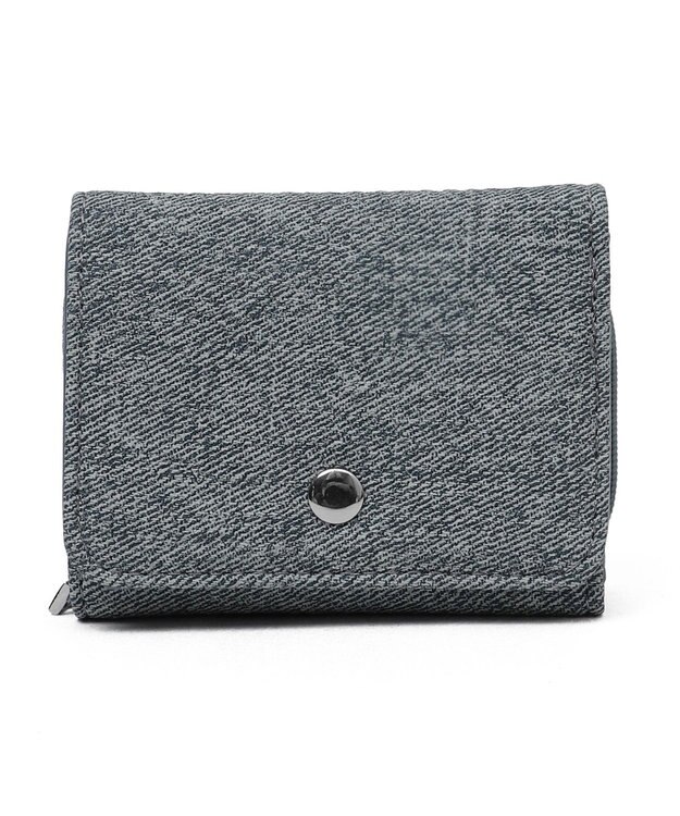 WEGO シンプルフラップミニウォレット ブルーその他