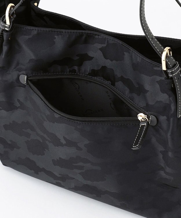 LA BAGAGERIE シャドージャカード A4トートバッグ ブラック