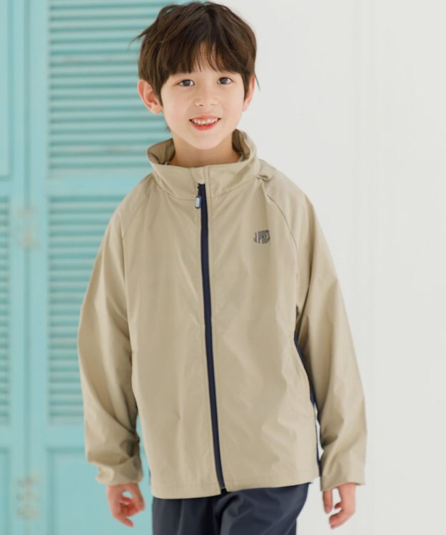 J.PRESS KIDS 【100-130cm】ポリエステルウェザークロス ブルゾン ベージュ系