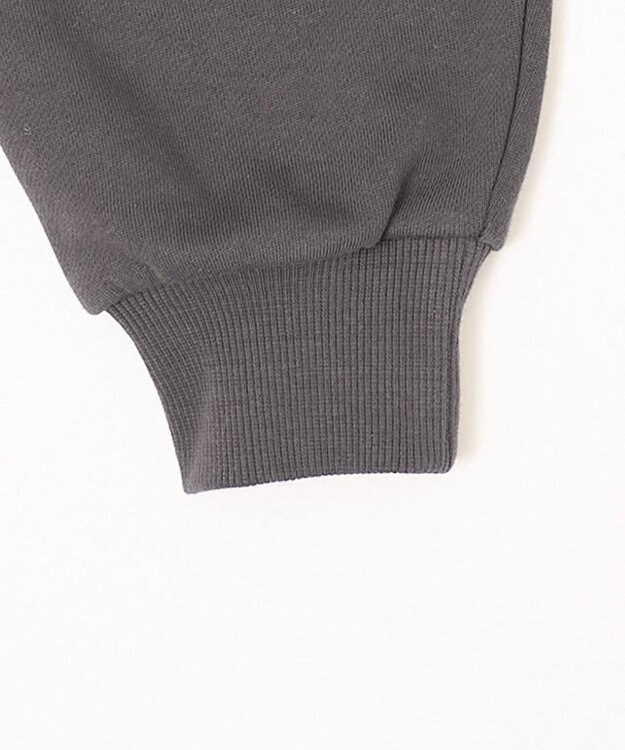 WEGO グラフィックショートパーカー ダークグレー