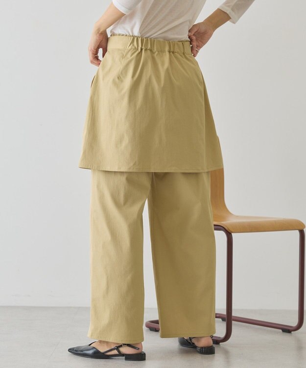 AMERICAN HOLIC 【2点セット】レイヤードパンツ Beige