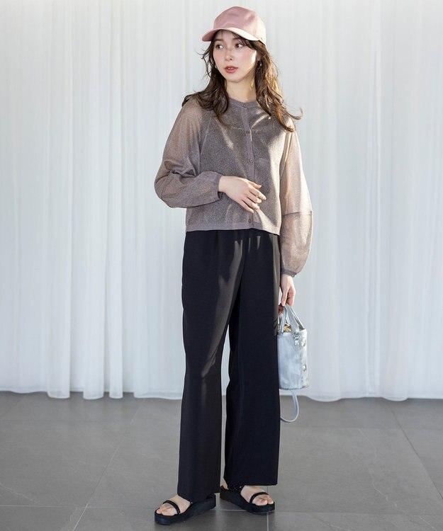 ANY SIS 【UVカット・洗える】シャインカット キャップ ピンク