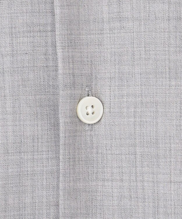 JOSEPH HOMME アクティブウールポプリン　レギュラーカラーシャツ ライトグレー系