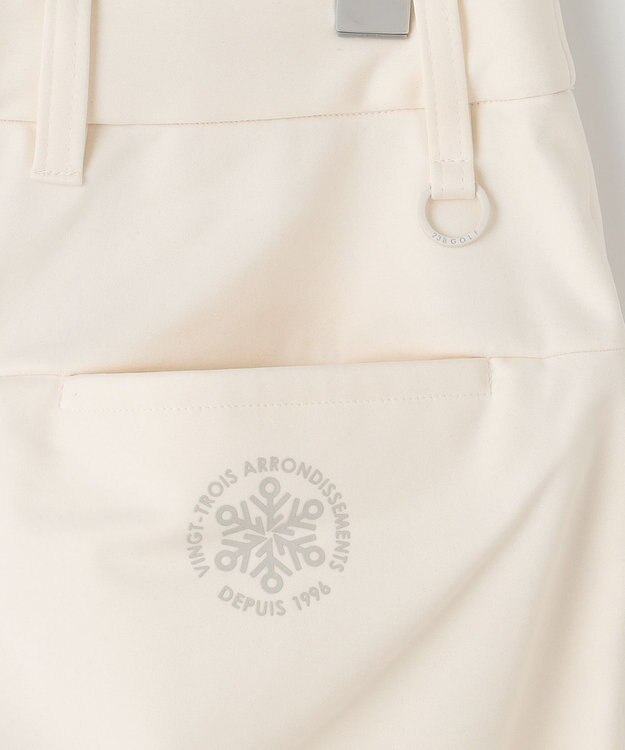 23区GOLF 冬ゴルフの強い味方【WOMEN】【撥水・ストレッチ】エアシャットボンディング パンツ ホワイト系