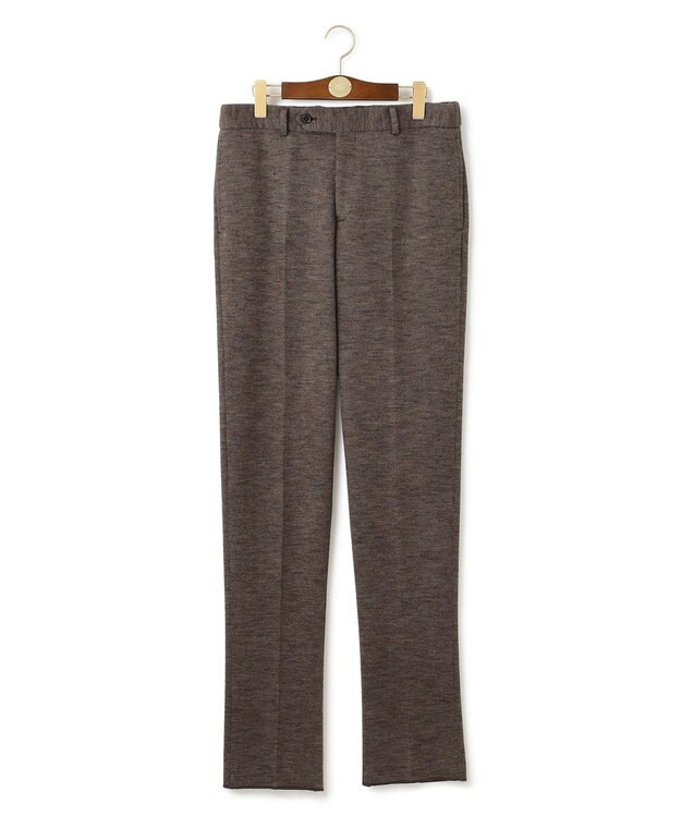 J.PRESS MEN 【セットアップ対応】SOFAニット ハイグレードジャージ スラックス ブラウン系8