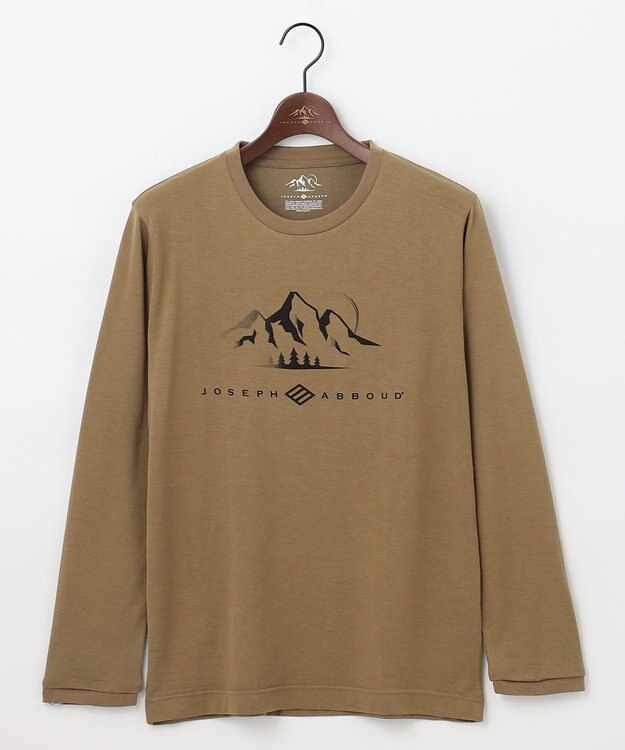 JOSEPH ABBOUD MOUNTAIN ロゴ Tシャツ キャメル系