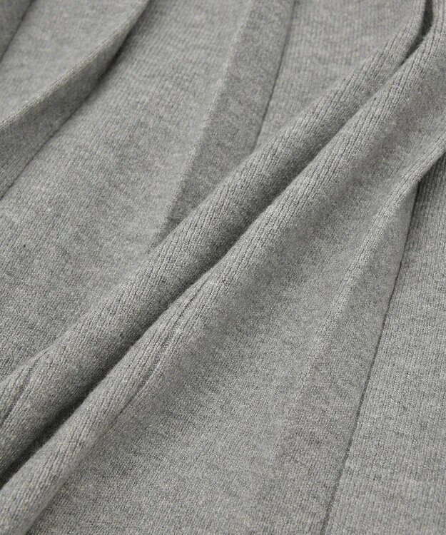 earth music&ecology ニットプリーツスカート Gray