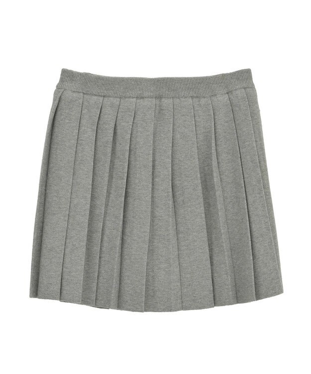 earth music&ecology ニットプリーツスカート Gray