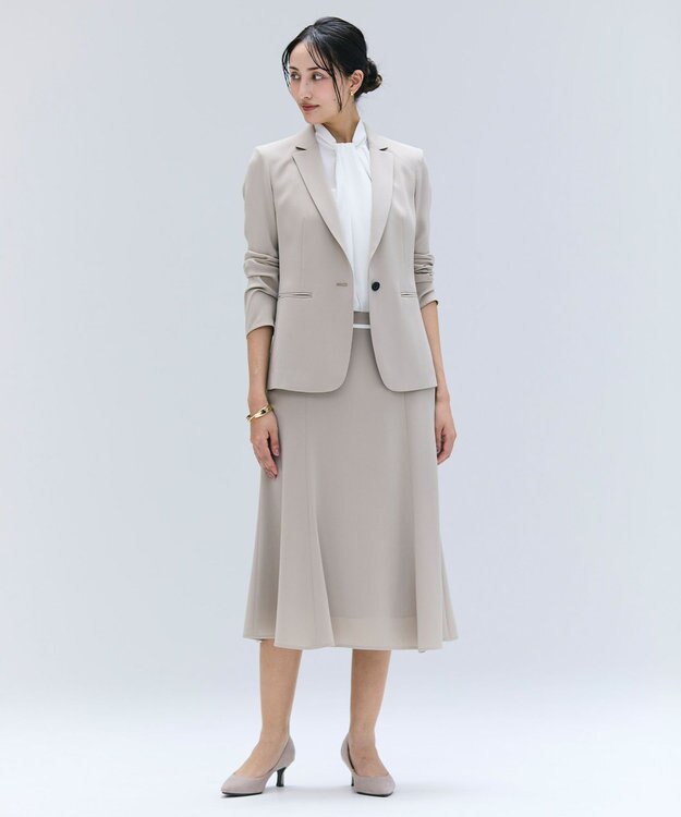 BEIGE， 【洗える・L-size】CINDY / テーラードジャケット Taupe