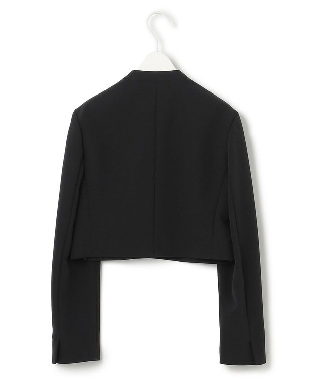 ICB 【洗える・ブラックフォーマル】 TaPeダブルクロス ショートジャケット ブラック系